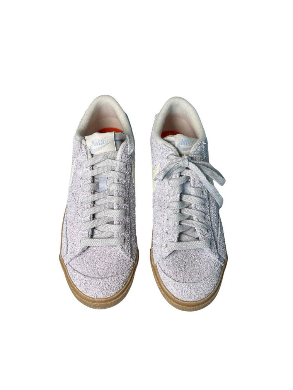 Nike Blazer Low '77 Vintage Light Smoke Gray Gum Suede Sneakers Size Women's 11